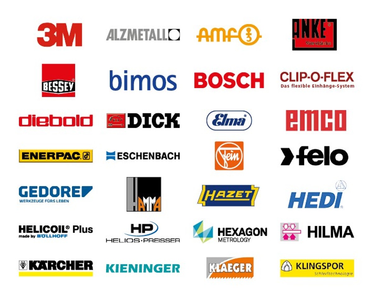 Manufacturer brands available from HAHN+KOLB